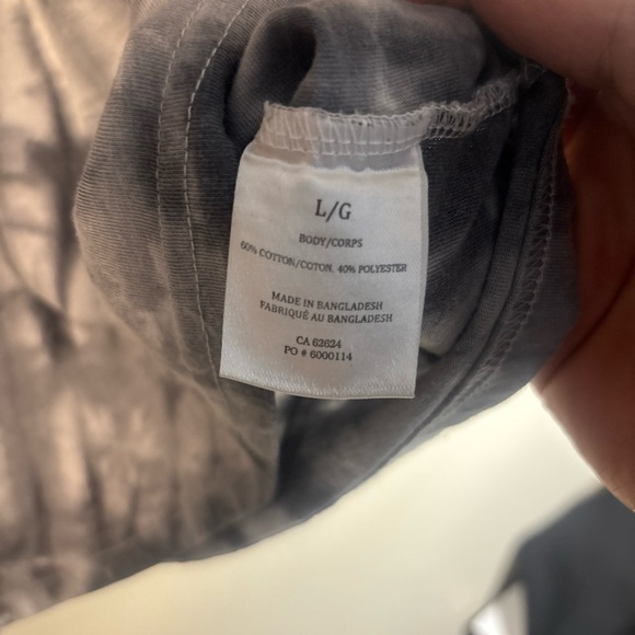 Men’s grey Tie-Dye Graphic Flintstones TEE large - Picture 4 of 8